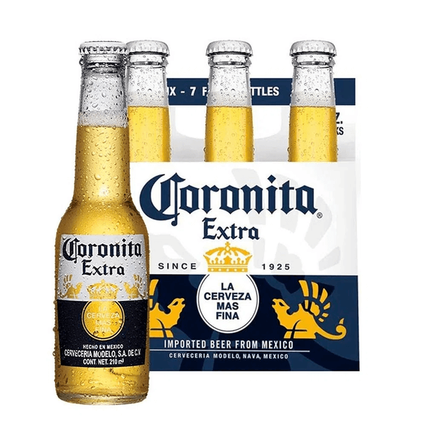 Cerveza Coronita Extra 210 ml x 6 unidades