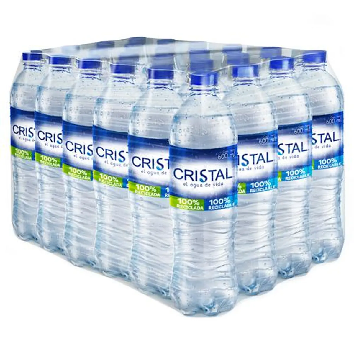Agua Cristal 600ml X 24 Unid